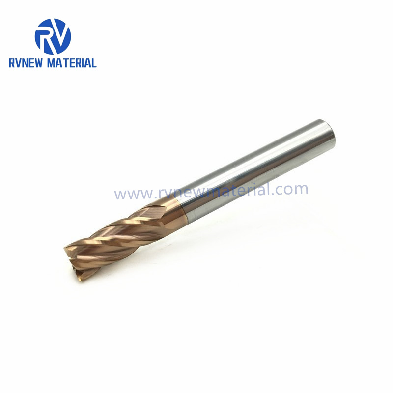 Carbide Square Milling Cutter Flat Finishing End Mill Cutter