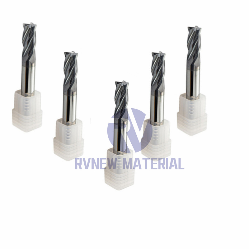 Cemented Tungsten Solid Carbide Square End Mill for Steels