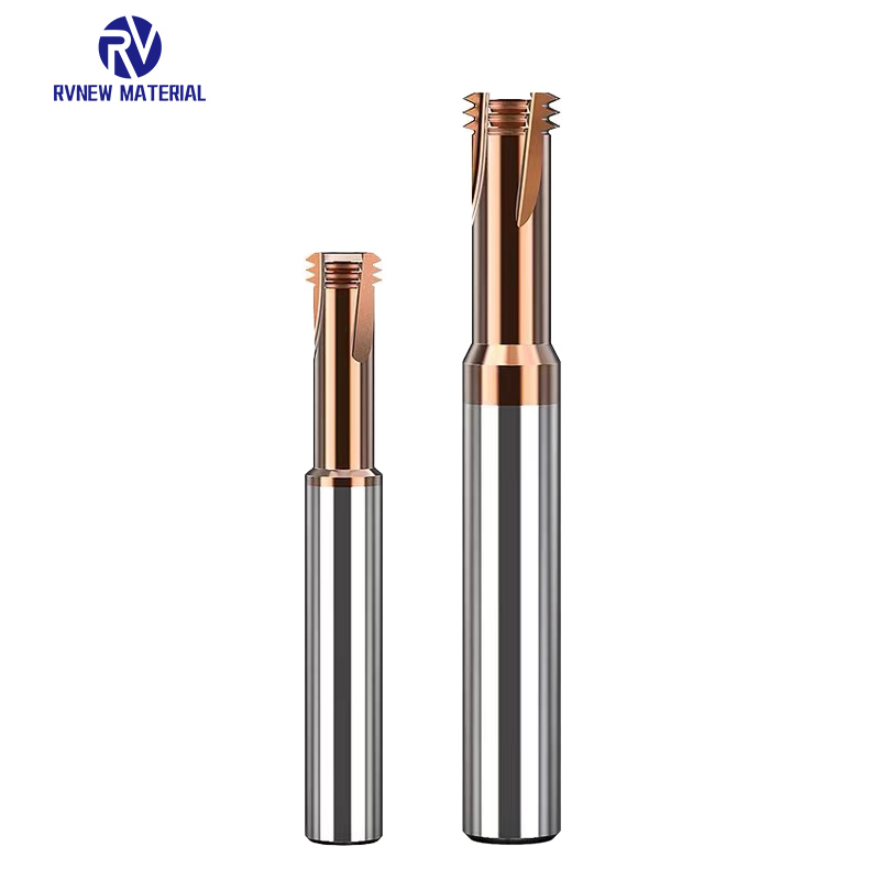 Three Teeth Thread Milling Cutter for Aluminum and Steel 
