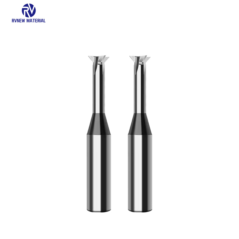 Dovetail Milling Cutter Cutting Tool End Mills for Aluminum Alloy Copper 60HRC 