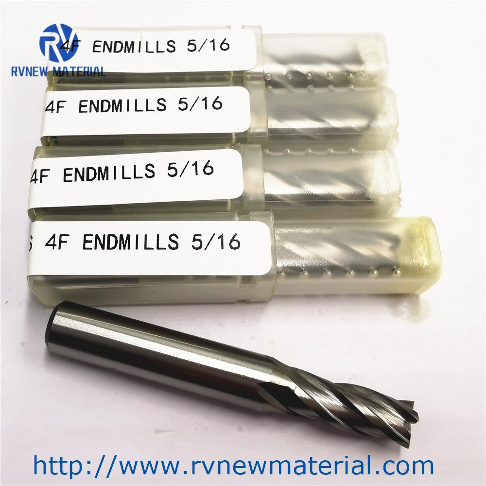1/8 Inch HSS 4 Flutes Square End Mills