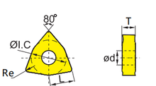 Cutting Tools Turning Tungsten Carbide Inserts