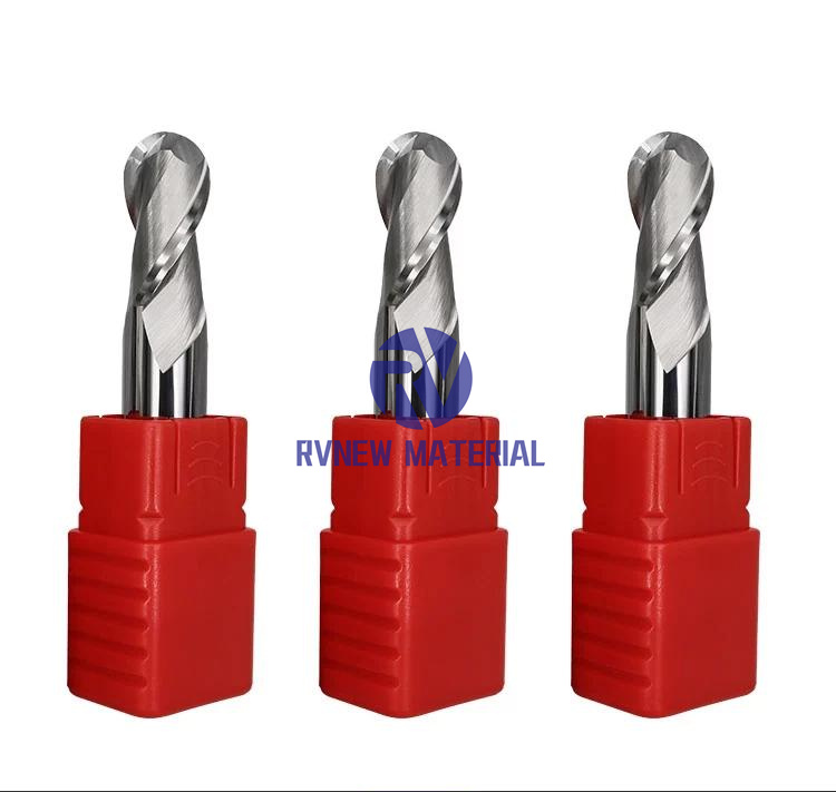 2 Flute Ball Nose Solid Carbide Flatted End Mill for Stainless Steel 