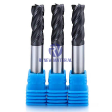 Cemented Carbide Cutters 4 Flute Flatten Solid End Mill