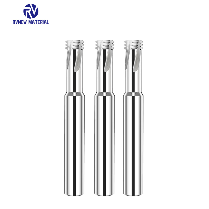 Carbide Thread Milling Cutters Tungsten Carbide Compress End Mill 
