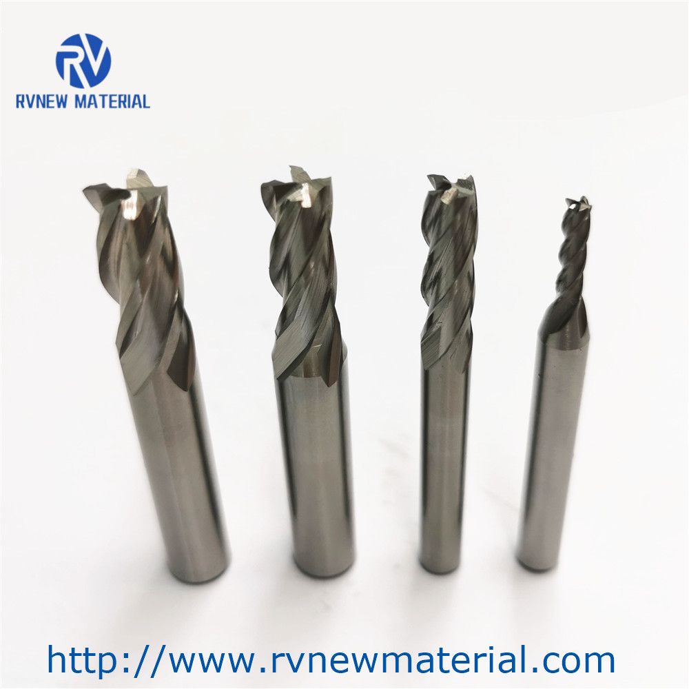 1/8 Inch HSS 4 Flutes Square End Mills