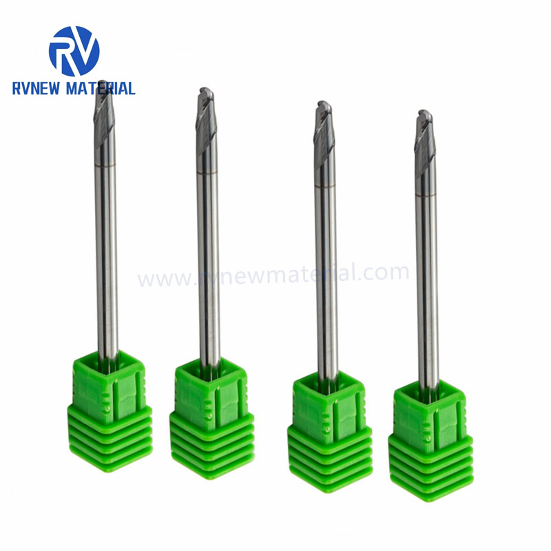 Hot New Products Cutting Tool 4 Flutes Square Mill Cutter Ball Nose Endmill 