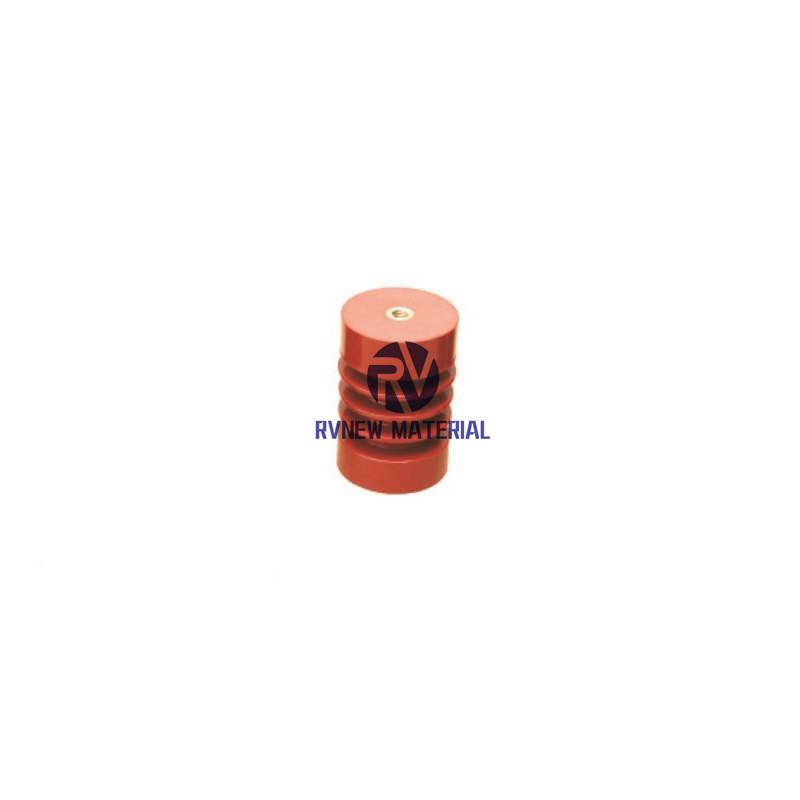 6KV 70×90 High Voltage Insulator Epoxy Resin Bushing Customized With Red