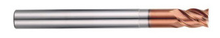 4 Flute With Long Shank Length End Mills For High Hardness