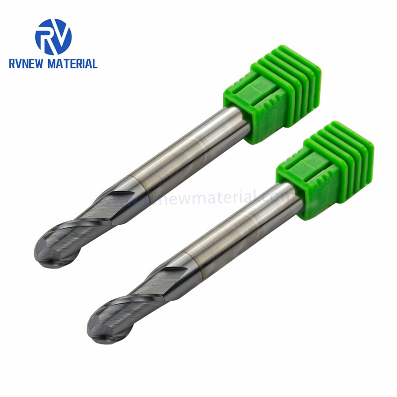High Performance Cutting Tool Square Mill Cutter Ball Nose 4 Flutes Endmill for Stainless Steel