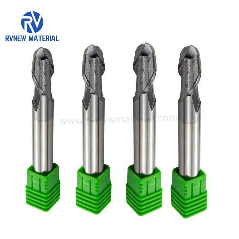 Solid Carbide 2 Flute End Mill Cutter For Aluminum