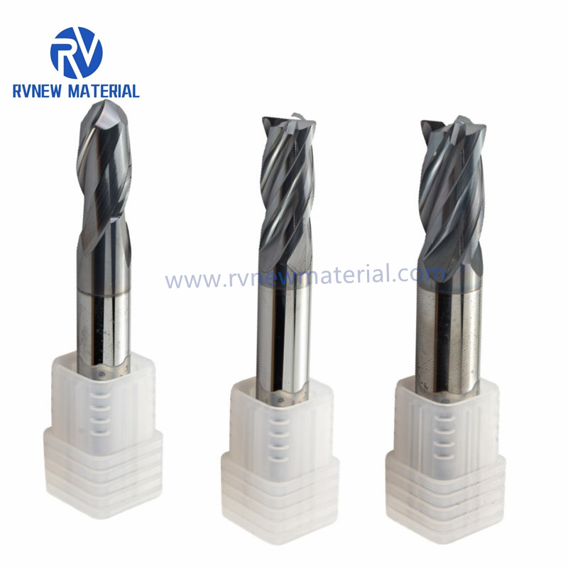 CNC Processing Tungsten Carbide Ball Nose Milling Cutter
