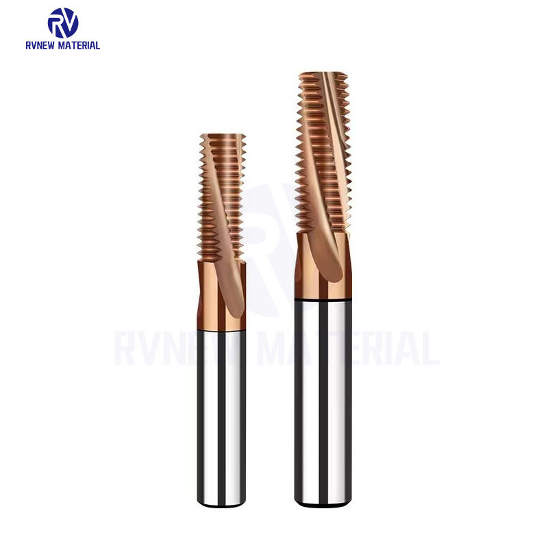 ISO Tungsten Carbide Milling Cutter Full Pitch Thread End Mill 