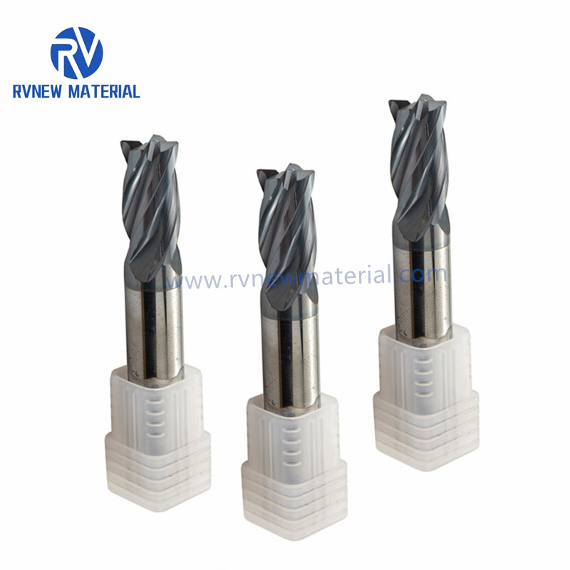 HRC65 Solid Carbide Square Corner End Mills Cutters with High Quality