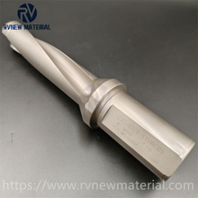 4D28 WC with Double Helix Internal Cold Hole U Drill From Zhuzhou Manufaturer