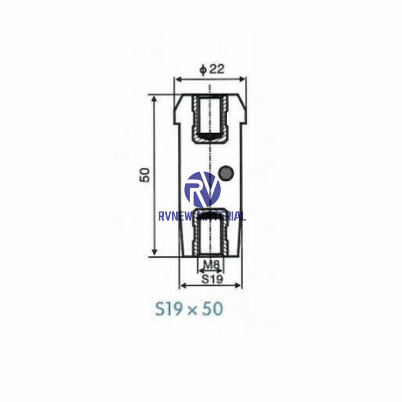 S19×50 Low Voltage Insulator Epoxy Resin Rod Insulator 