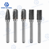 Solid Carbide Rotary Burr Set Rotary Cutter Files CNC Engraving Tool