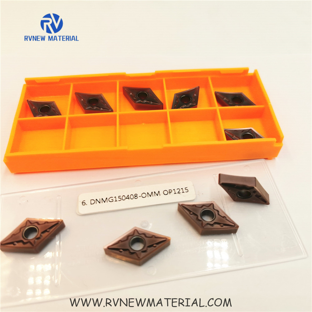 DNMG Double-Sided 55° Rhombic Inserts for Semi-Finishing and Finishing on Steel