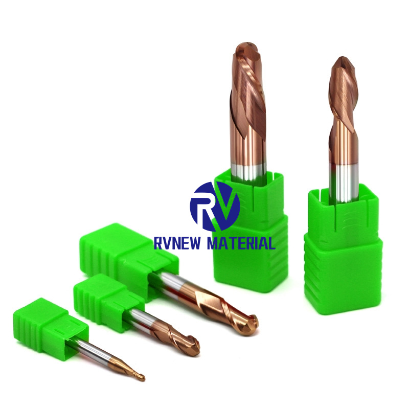 Solid Carbide Ball Nose End Mill for High Hardness
