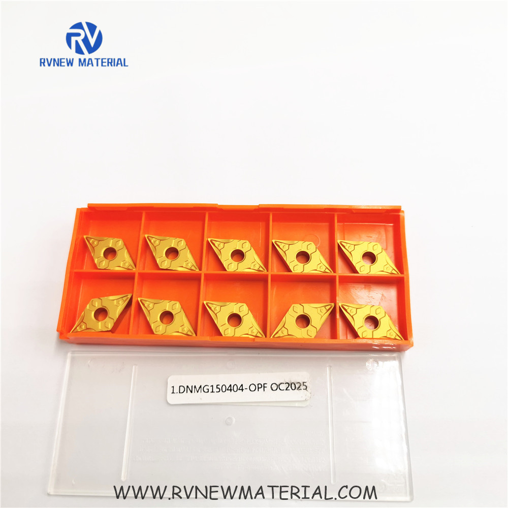 DNMG Double-Sided 55° Rhombic Inserts for Semi-Finishing and Finishing on Steel