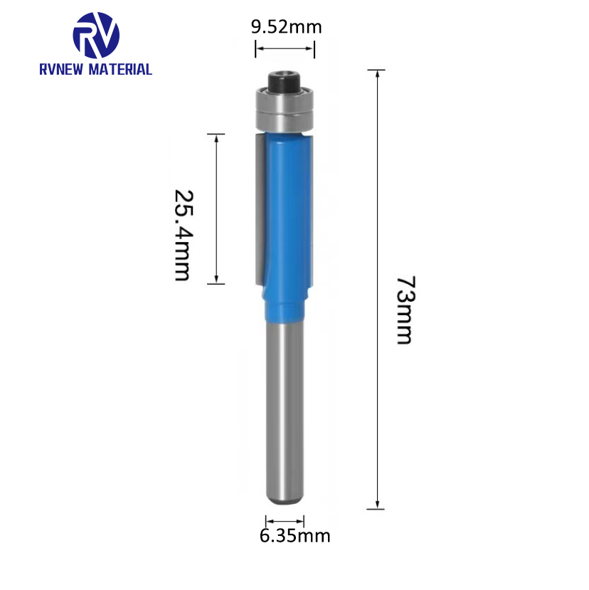 Head Double-Bearing Trimming Cutter Woodworking Milling Cutter
