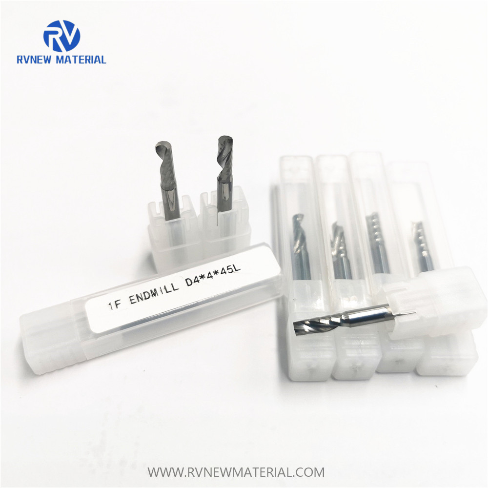 Inch Size Great Quality Single Flute End Mill Router Bit for Aluminum And Acrylic Sheet