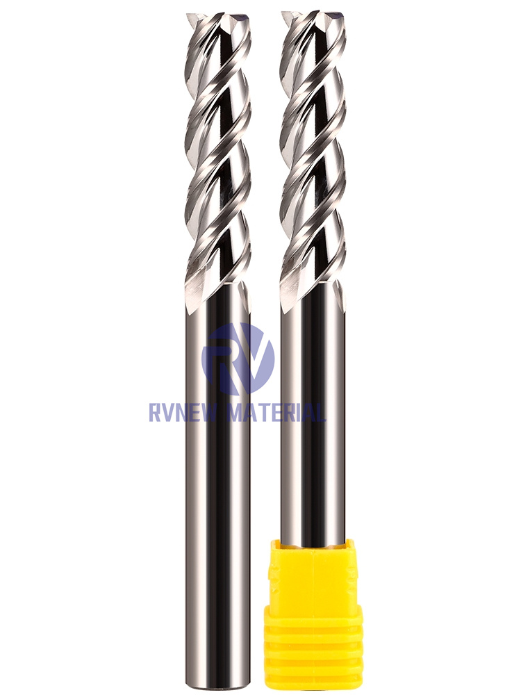 HRC55 3 Flute Carbide End Mill Cutting Tools for Aluminum