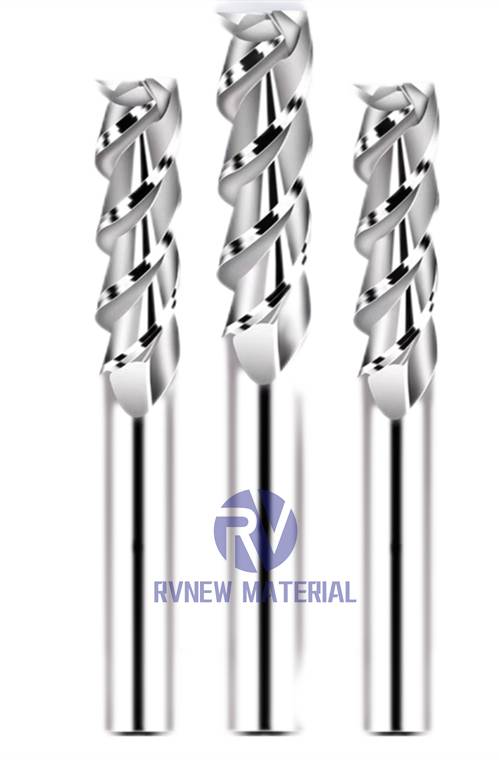 HRC65 3 Flute Carbide End Mill Cutting Tools for Aluminum