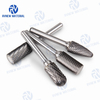 Tungsten Carbide Power Tools Rotary Files 1/4" Shank for Metal Deburring